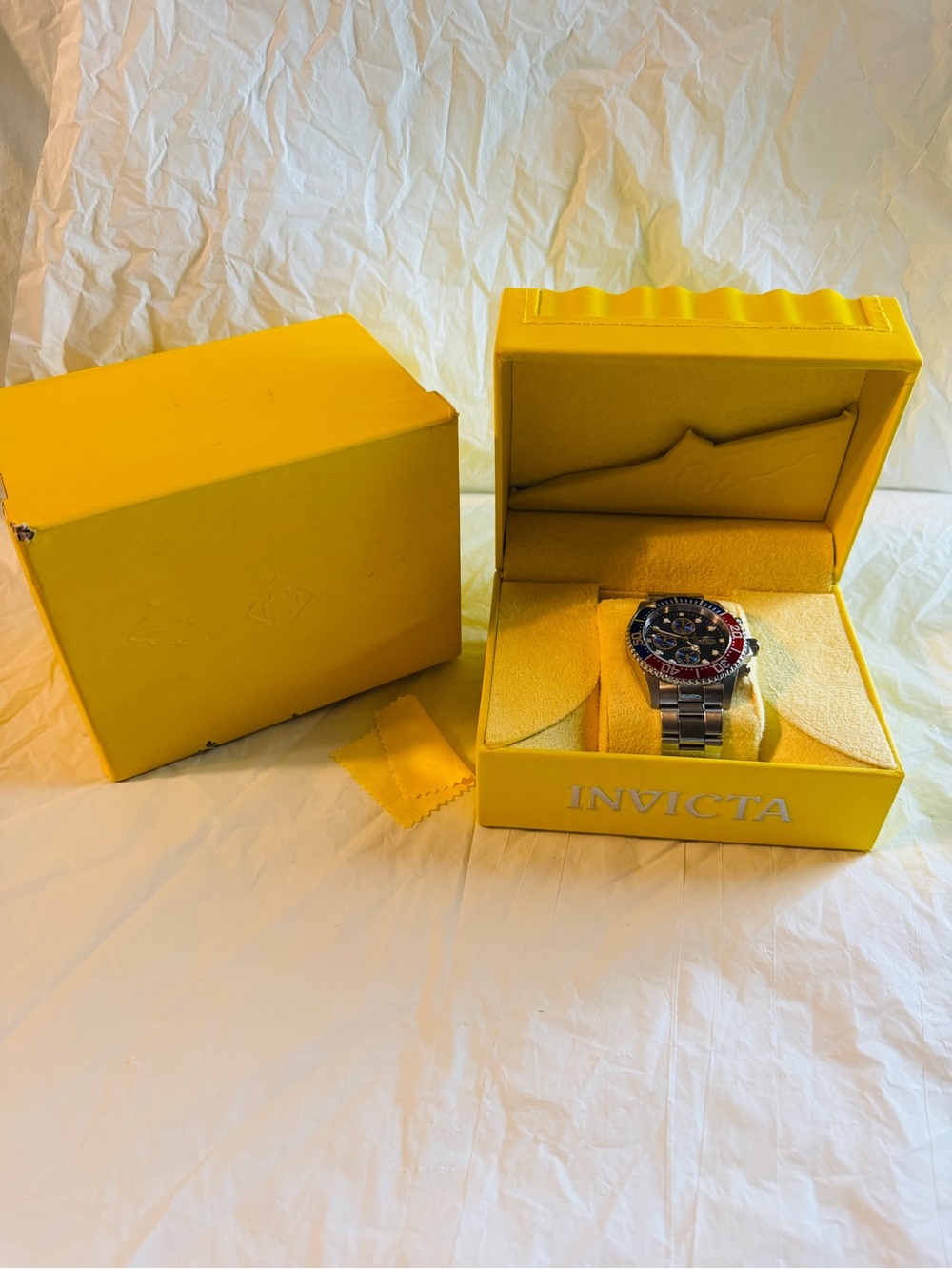 Invicta Pro Diver 1771 Men’s Chronograph Watch Pepsi Bezel Blue Dial w/ Box